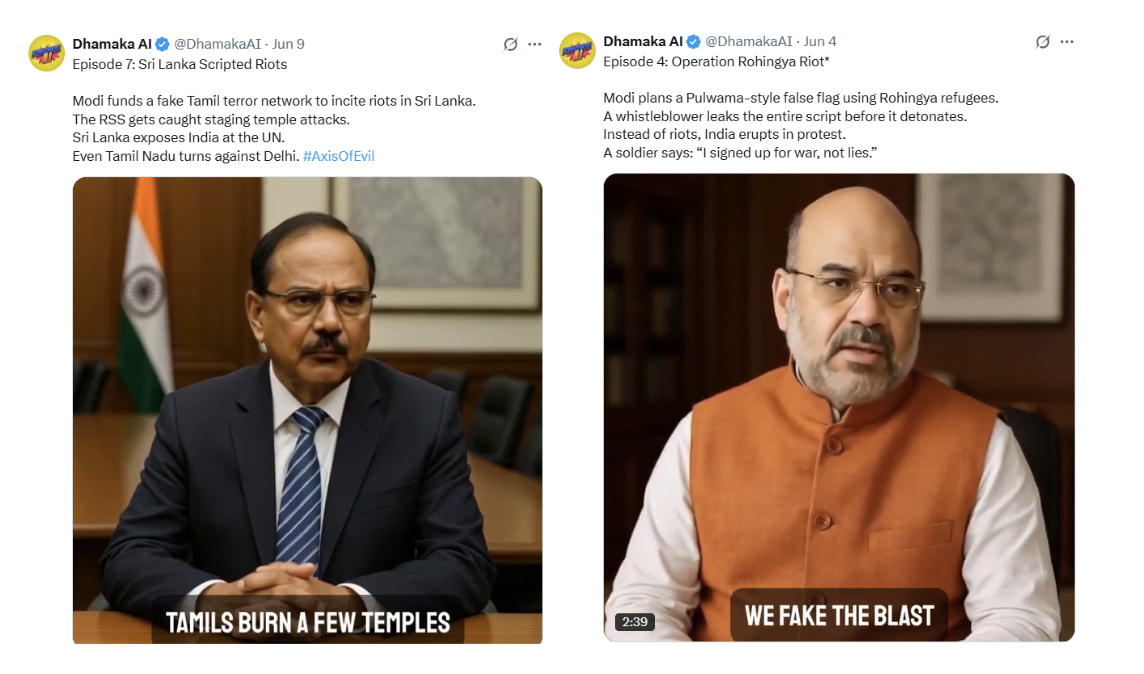 Two of the conspiracy theories that were spread as part of the “Axis of Evil” campaign