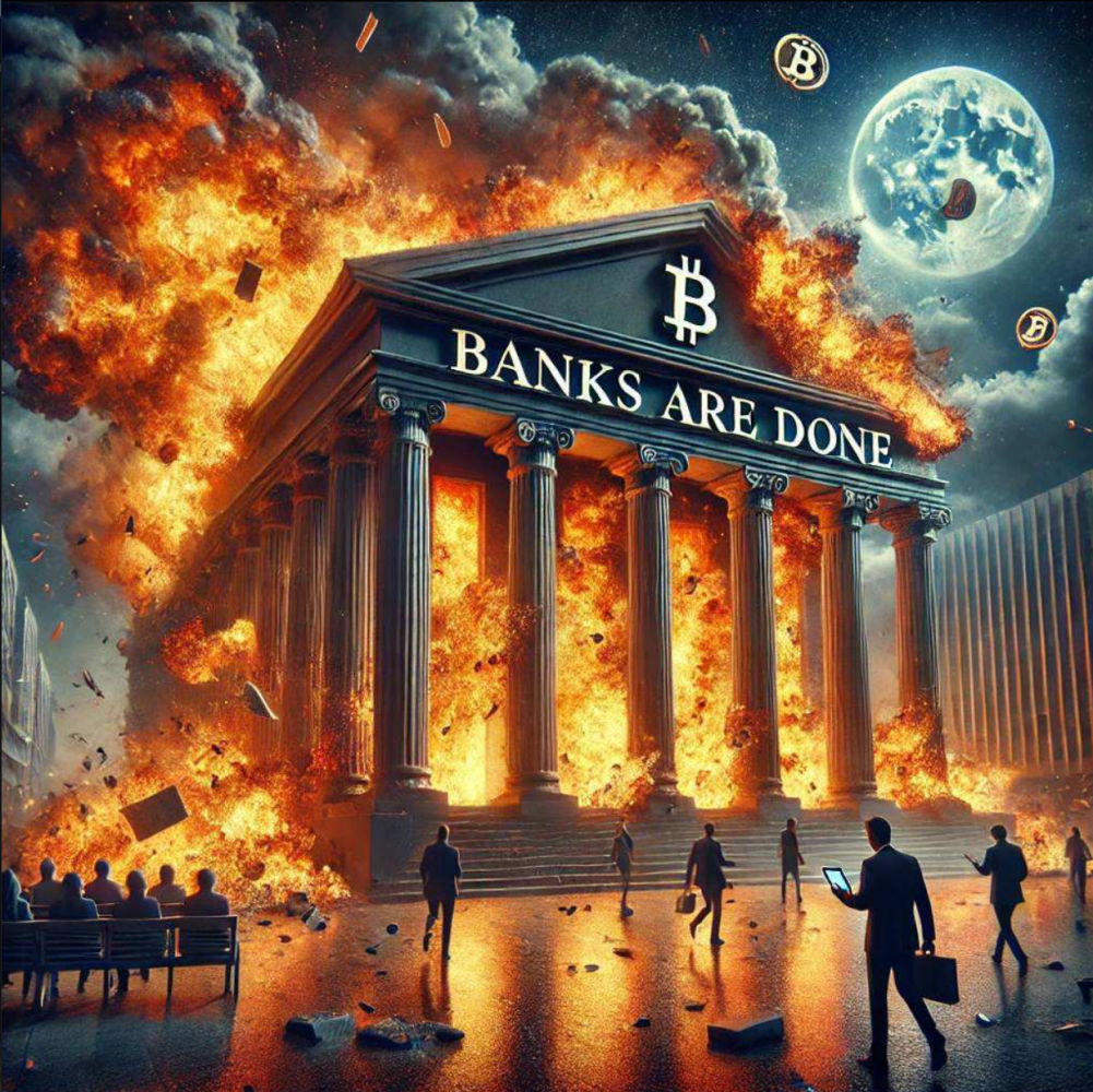 An image used by multiple users spreading the bank collapse narrative