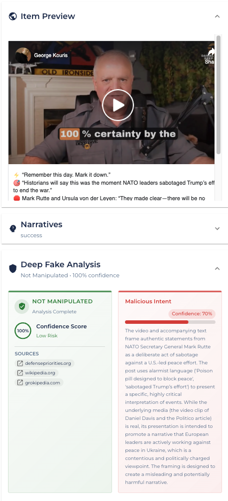 deep fake detection