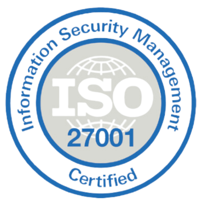 ISO 27001 certified